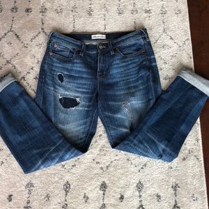 Madewell - Relaxed Fit, Cropped Boyfriend Jeans 27